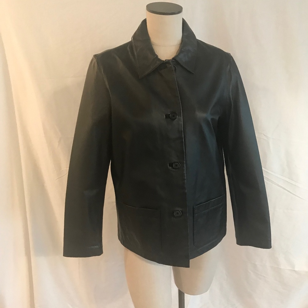 Dunbrooke Leather Jacket black Size Medium